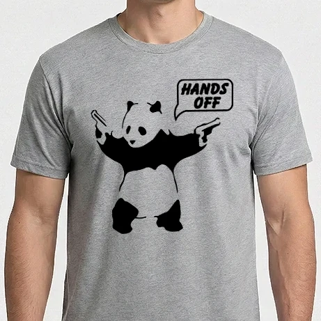 Férfi Imperial póló - Hands off Panda