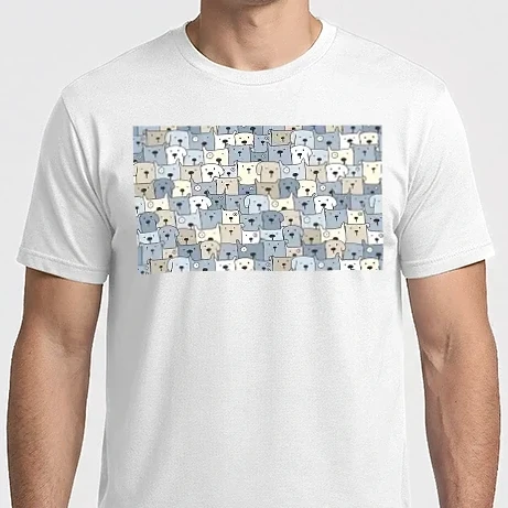 Férfi Imperial póló - Kutyás minta