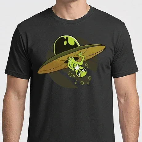 Férfi Imperial póló - Funny alien