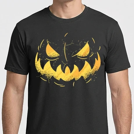 Férfi Imperial póló - Pumpkin face