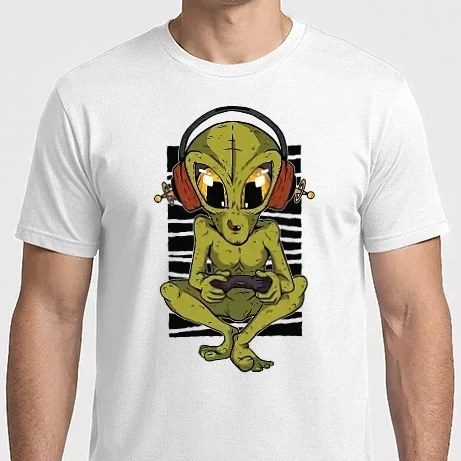 Férfi Imperial póló - Alien gamer