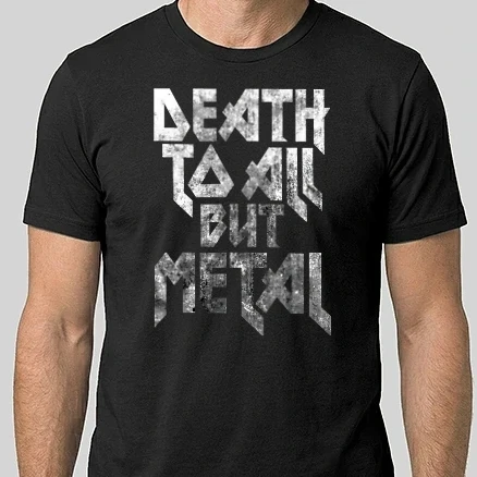 Férfi Alap póló - Death but metal