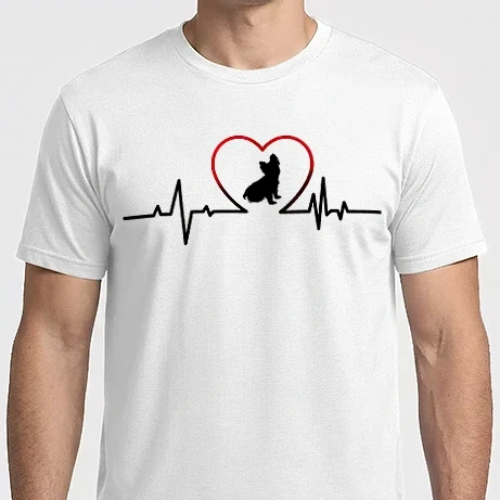 Férfi Imperial póló - Yorkie Szív