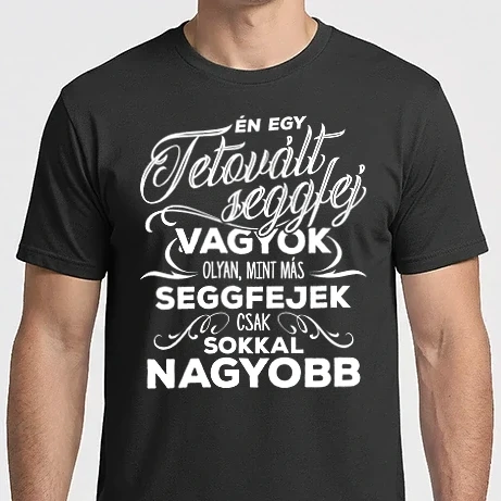 Férfi Imperial póló - Én egy tetovált seggfej vagyok