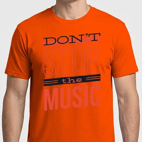 Férfi Imperial póló - Don't stop the music