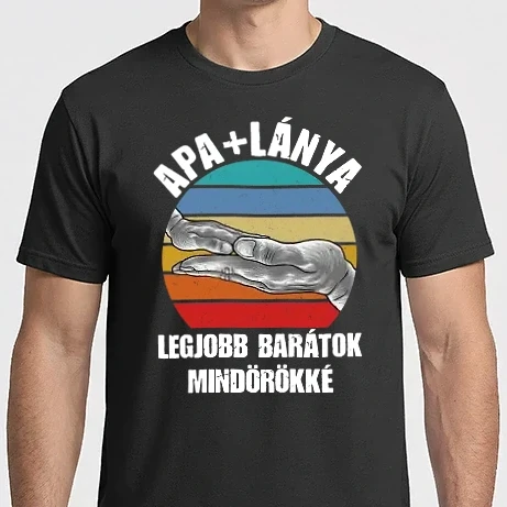 Férfi Imperial póló - APA + LÁNYA - Legjobb barátok mindörökké light