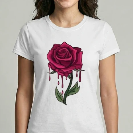 Női Imperial póló - Bleeding Rose