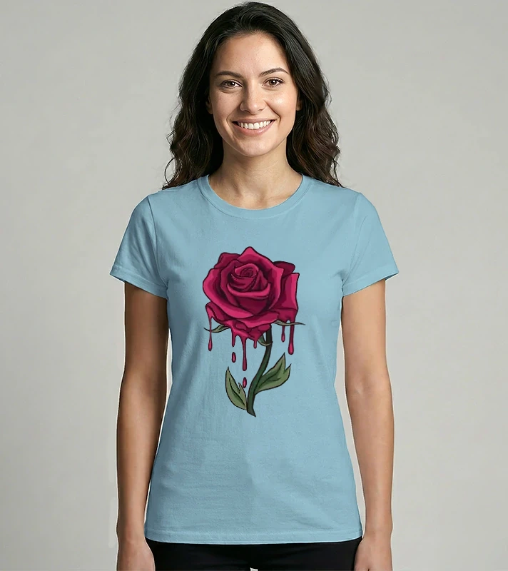 Bleeding Rose – Női Imperial póló