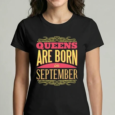 Női Imperial póló - Queens are born in september