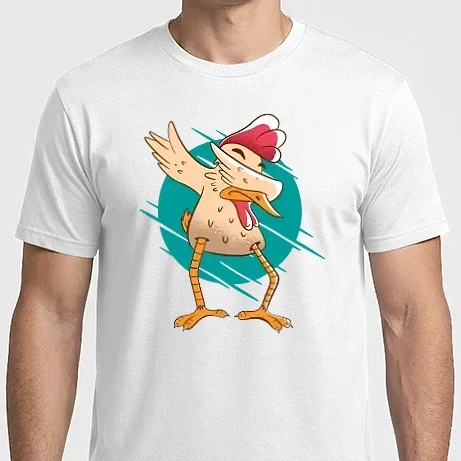 Férfi Imperial póló - Dabbing chicken