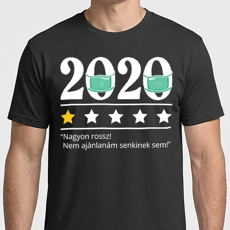 Férfi Imperial póló - 2020 maszkos komment - nagyon rossz!