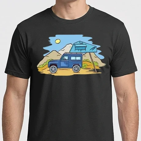 Férfi Imperial póló - Offroad kemping