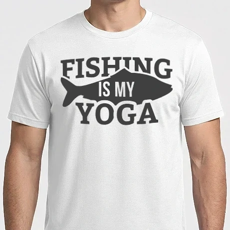 Férfi Imperial póló - Fishing is my-yoga