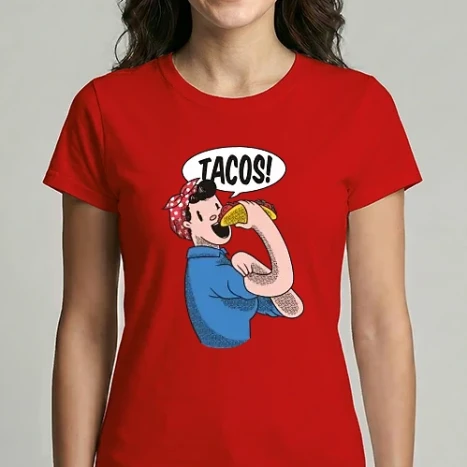 Női Imperial póló - Tacos feminizmus