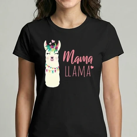 Női Imperial póló - Mama llama-t-shirts