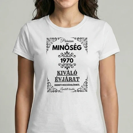 Női Imperial póló - Szülinapos 1970