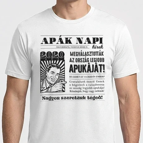 Férfi Imperial póló - Apák Napi Hírmondó