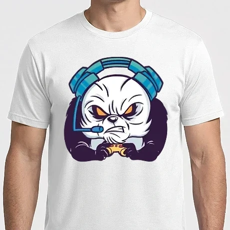 Férfi Imperial póló - Gamer panda