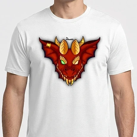 Férfi Imperial póló - Draconic Queen Vibrant