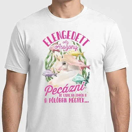 Férfi Imperial póló - Elengedett az asszony pecázni