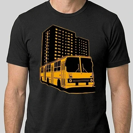 Férfi Alap póló - Busz