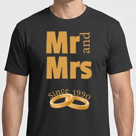 Férfi Imperial póló - Mr and Mrs Since 1990