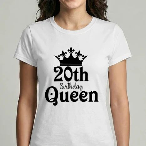 Női Imperial póló - 20th Birthday Queen