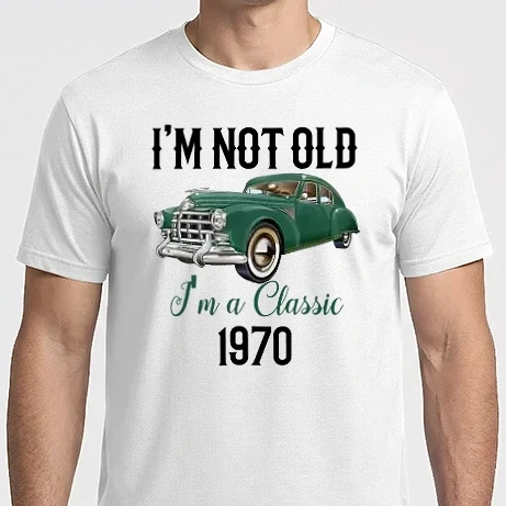 Férfi Imperial póló - I'm not old 1970