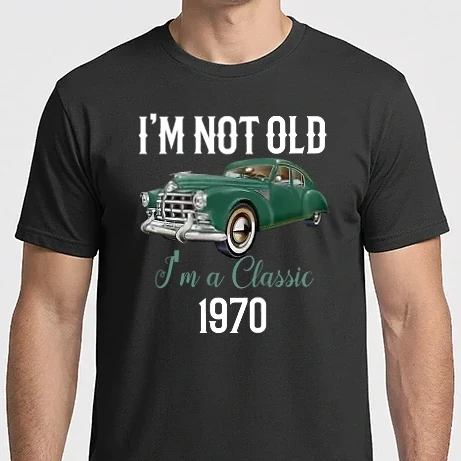 Férfi Imperial póló - I'm not old 1970