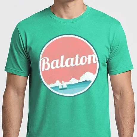 Férfi Imperial póló - Balaton retro badge vitorlás