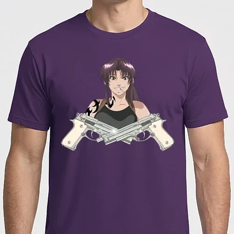 Férfi Imperial póló - Black Lagoon Revy