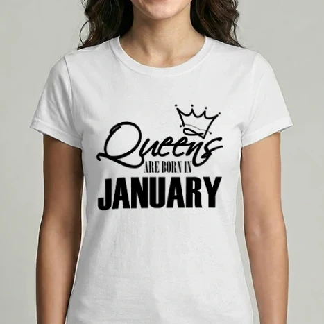 Női Imperial póló - Queens are born in January