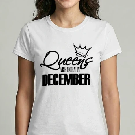 Női Imperial póló - Queens are born in December