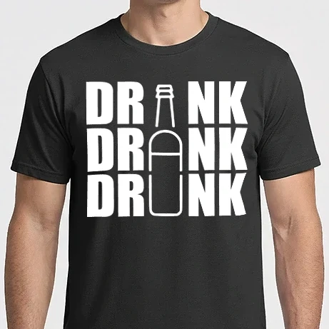 Férfi Imperial póló - Drink drank drunk