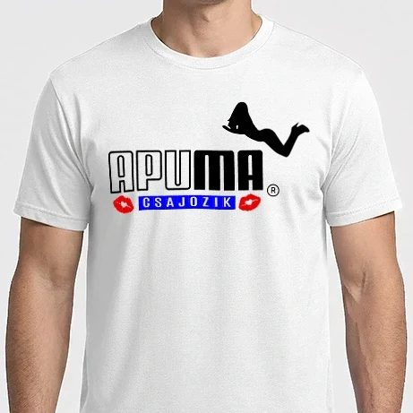 Férfi Imperial póló - Apuma csajozik színezhető