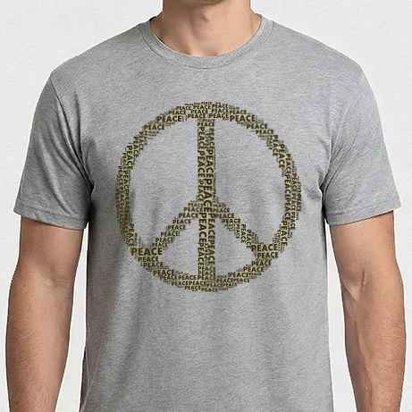 Férfi Imperial póló - Béke peace