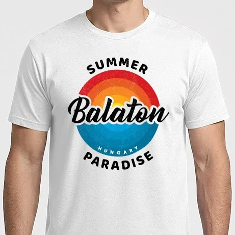 Férfi Imperial póló - Balaton summer paradise retro