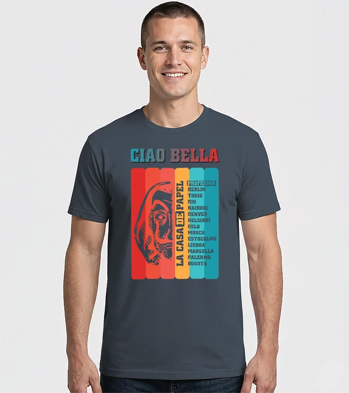Vintage Ciao Bella – Férfi Imperial póló