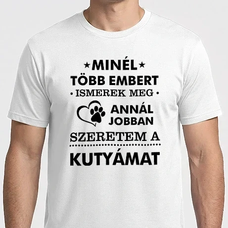 Férfi Imperial póló - Minél több embert ismerek meg