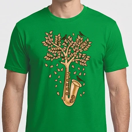 Férfi Imperial póló - Saxophone
