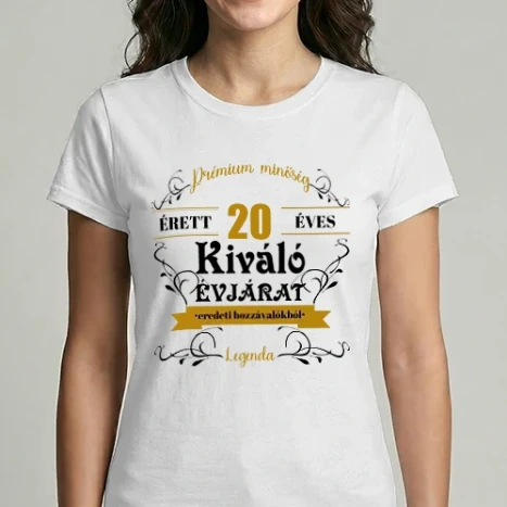 Női Imperial póló - Érett 20 éves