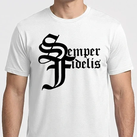 Férfi Imperial póló - Semper Fidelis (Black)