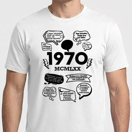 Férfi Imperial póló - 1970 születésnapos
