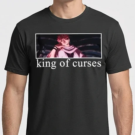 Férfi Imperial póló - Jujutsu Kaisen - Ryomen Sukuna, the king of curses (Fehér))