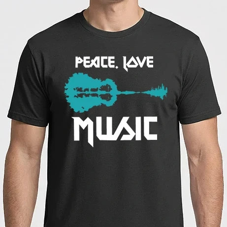 Férfi Imperial póló - Őeace Love Music színezhető