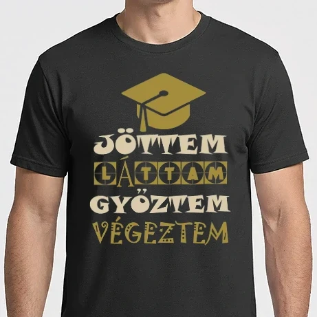 Férfi Imperial póló - színezhető Jöttem láttam győztem végeztem