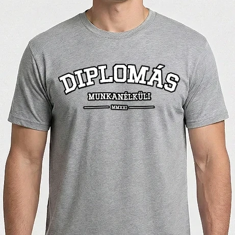 Férfi Imperial póló - Diplomás munkanélküli 2c