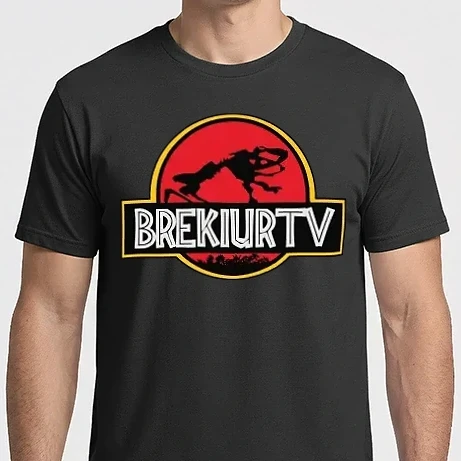 Férfi Imperial póló - BrekiurTV(Jurassic World Evolution)