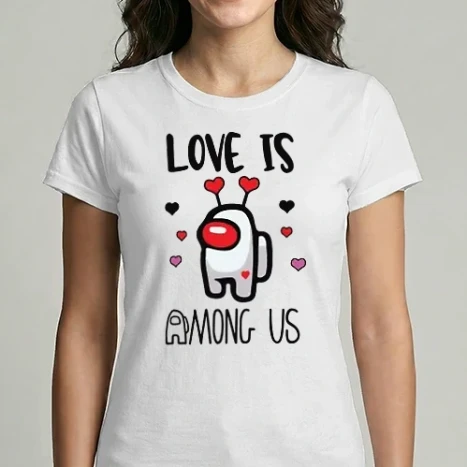 Női Imperial póló - Love Is Among Us