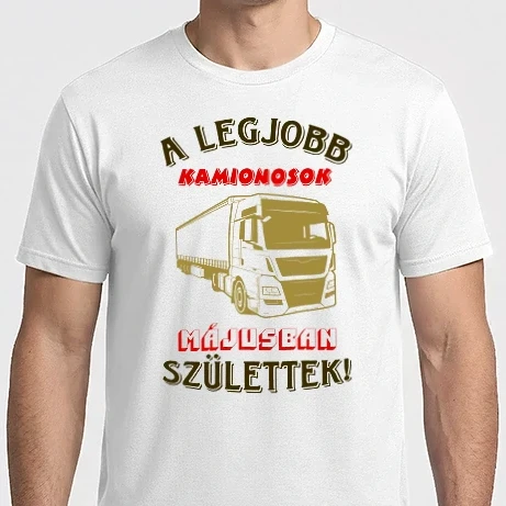 Férfi Imperial póló - Kamionos szülinapja május színezhető